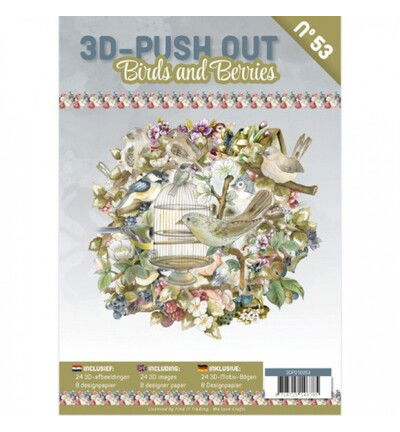 Find IT 3D Push-Out Book 53 – Vogels en bessen