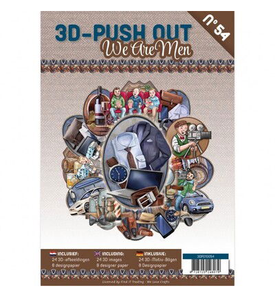 Find IT 3D Push-Out Book 54 – Wij zijn mannen