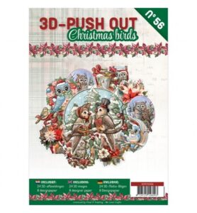 Find IT 3D Push-Out Book 56 – Kerstvogels