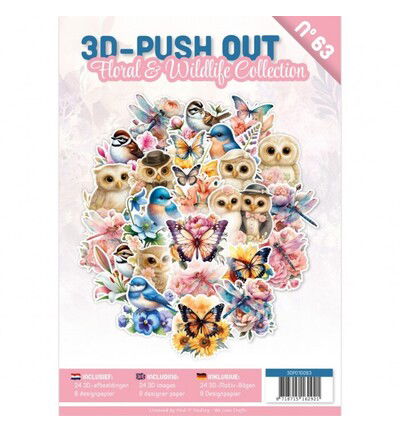 Find IT 3D Push-Out Book 63 – Bloemen- en dierenwereld