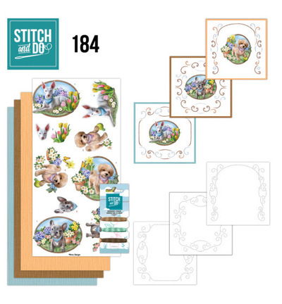 Stitch & Do Borduurset – Amy Design – Harige vrienden