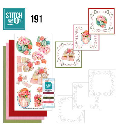 Stitch & Do Borduurset – Jeanine’s Art – Rode bloemen