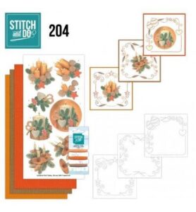 Stitch & Do Borduurset – Jeanine’s Art – Houten kerst