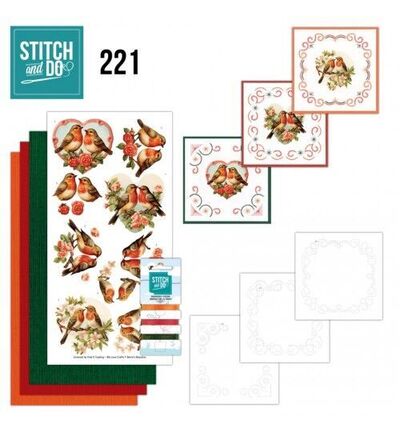 Stitch & Do Borduurset – Romantische vogels