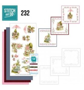 Stitch & Do Borduurset – Precious Marieke – Bloemen in pot