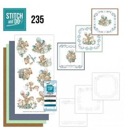 Stitch & Do Borduurset – Yvonne Creations – Schattige beren