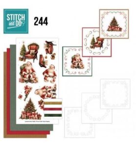 Stitch & Do Borduurset – Berries Beauties – Tijdloze kerst