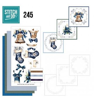 Stitch & Do Borduurset – Berries Beauties – Verliefd op kerst