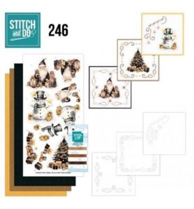 Stitch & Do Borduurset – Berries Beauties – Gouden fluistering