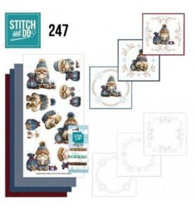 Stitch & Do Embroidery Kit – Berries Beauties – Gnome Holidays