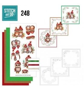 Stitch & Do Borduurset – Berries Beauties – Een harige kerst
