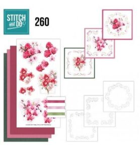 Stitch & Do Borduurset – Berries Beauties – Bloemige elegantie