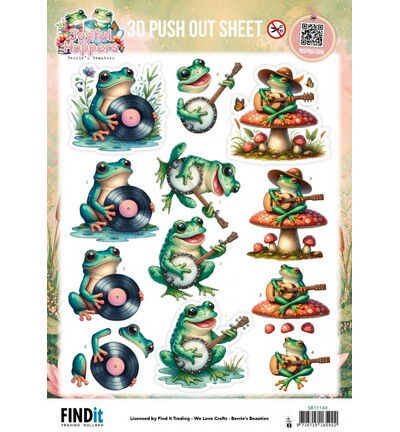 Berrie’s Beauties 3D Push-out – Joyful Hoppers – Hopping Harmony