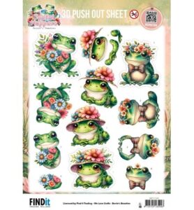 Berrie’s Beauties 3D Push-out – Joyful Hoppers – Bouquet Of Joy