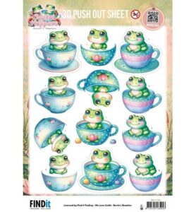 Berrie’s Beauties 3D Push-out – Joyful Hoppers – A Cup Of Frog