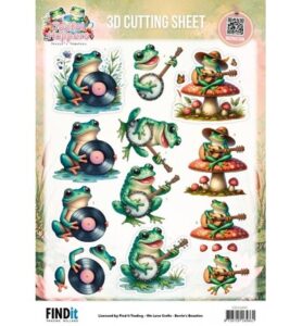 Berrie’s Beauties 3D-knipvel 10 stuks – Joyful Hoppers – Hopping Harmony