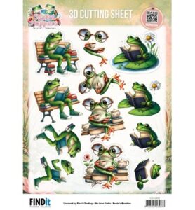 Berrie’s Beauties 3D-knipvel 10 stuks – Joyful Hoppers – Pondside Pages