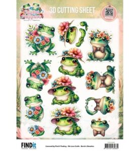 Berrie’s Beauties 3D-knipvel 10 stuks – Joyful Hoppers – Bouquet Of Joy
