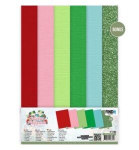 Berrie’s Beauties Linen Cardstock Pack – Joyful Hoppers – A4