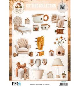 Find It Collection – Cutting Collection 10 stuks – Home Sweet Home – Homemade Happiness
