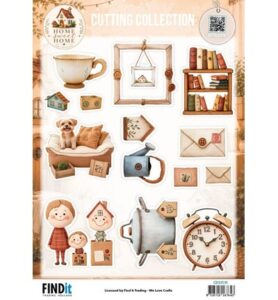Find It Collection – Cutting Collection 10 stuks – Home Sweet Home – No Place Like Home