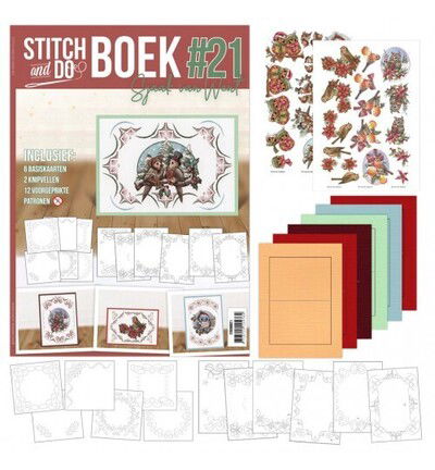 Stitch & Do Boek A6 – 21 Kerstveren
