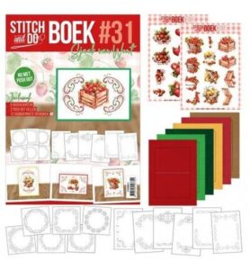Stitch & Do Boek A6 – 31 Zoete aardbeien