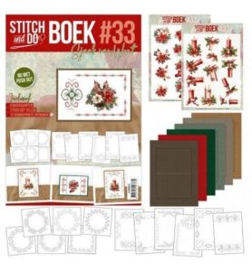 Stitch & Do Boek A6 – 33 Rode kerst