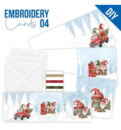 Find IT Stitch & Do Cards 04 – Yvonne Creations – Kabouters voor kerst