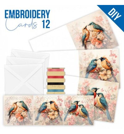 Find IT Stitch & Do Cards 12 – Berries Beauties – Prachtige vogels