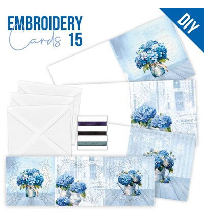 Find IT Stitch & Do Cards 15 – Berries Beauties – Blauwe weide