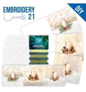 Find IT Stitch & Do Cards 21 – Berries Beauties – Kerstkaarsen