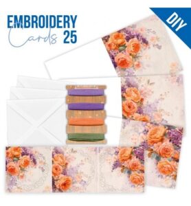 Find IT Stitch & Do Cards 25 – Berries Beauties – Oranje rozen