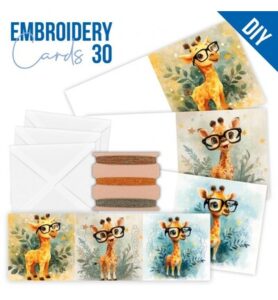 Find IT Stitch & Do Cards 30 – Slimme giraffen