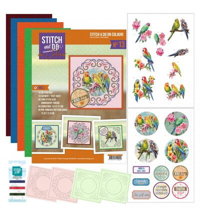 Find IT Stitch & Do on Colour 13 – Amy Design – Kleurrijke veren