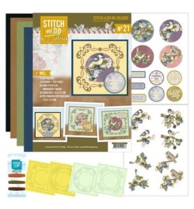 Find IT Stitch & Do on Colour 21 – Precious Marieke – Vogels en bessen