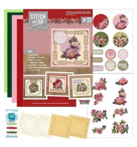 Find IT Stitch & Do on Colour 22 – Amy Design – Rode rozen