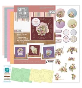 Find IT Stitch & Do on Colour 26 – Precious Marieke – Geschilderde viooltjes