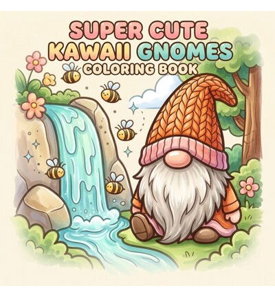 Findit Color Kleurboek – Super schattige kawaii kabouters