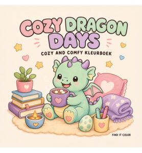 Findit Color Kleurboek – Gezellige drakendagen
