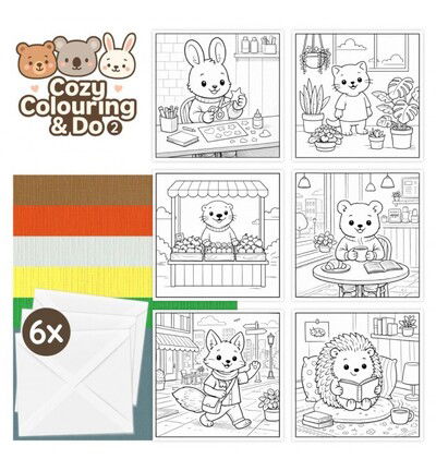 Findit Color Kleurkaartenset – Gezellige dagavonturen