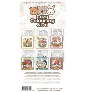 Findit Color Kleurkaartenset – Vrolijke kabouters