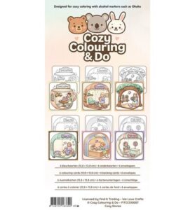 Findit Color Kleurkaartenset – Gezellige winkeltjes