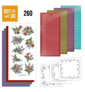 Dot & Do 260 – Yvonne Creations – Kleurrijk veldboeket