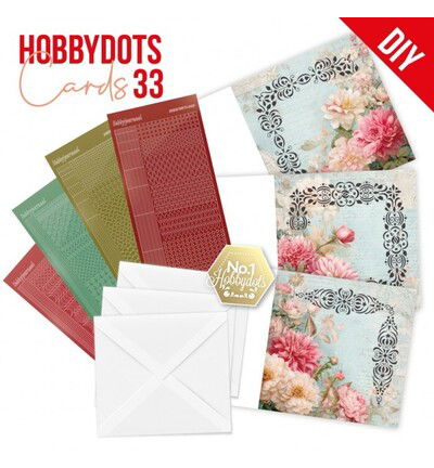 Hobbydots Cards 33 – Roze bloemen