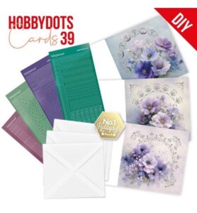 Hobbydots Cards 39 – Paarse bloemen