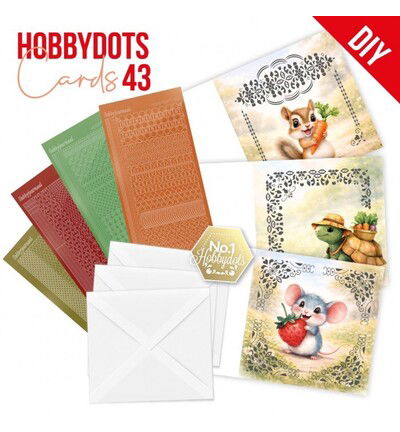 Hobbydots Cards 43 – Schattige tuinvrienden