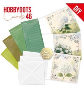 Hobbydots Cards 46 – Witte hortensia