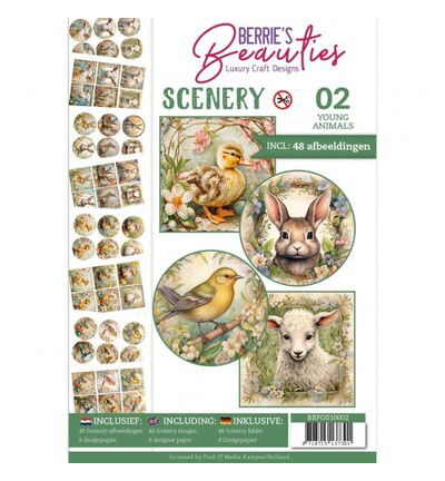 Push-Out Book Scenery 02 – Jonge dieren