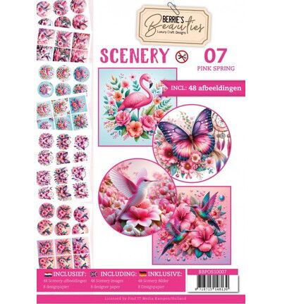 Push-Out Book Scenery 07 – Roze lente